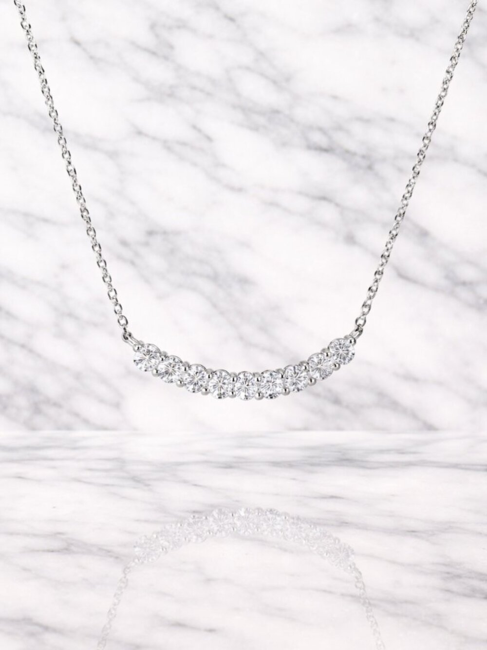 "Cambridge" Silver Bling Necklace